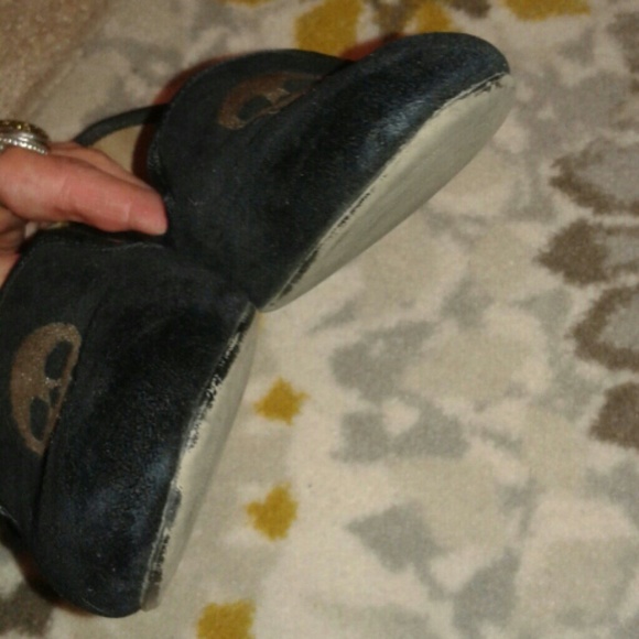 Zara Skull Smoking Flats - Picture 3 of 7